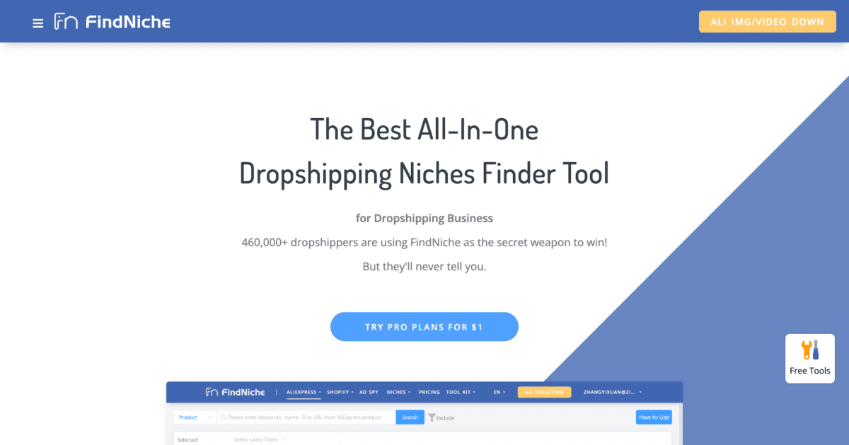 FindNiche Screenshot FindNiche