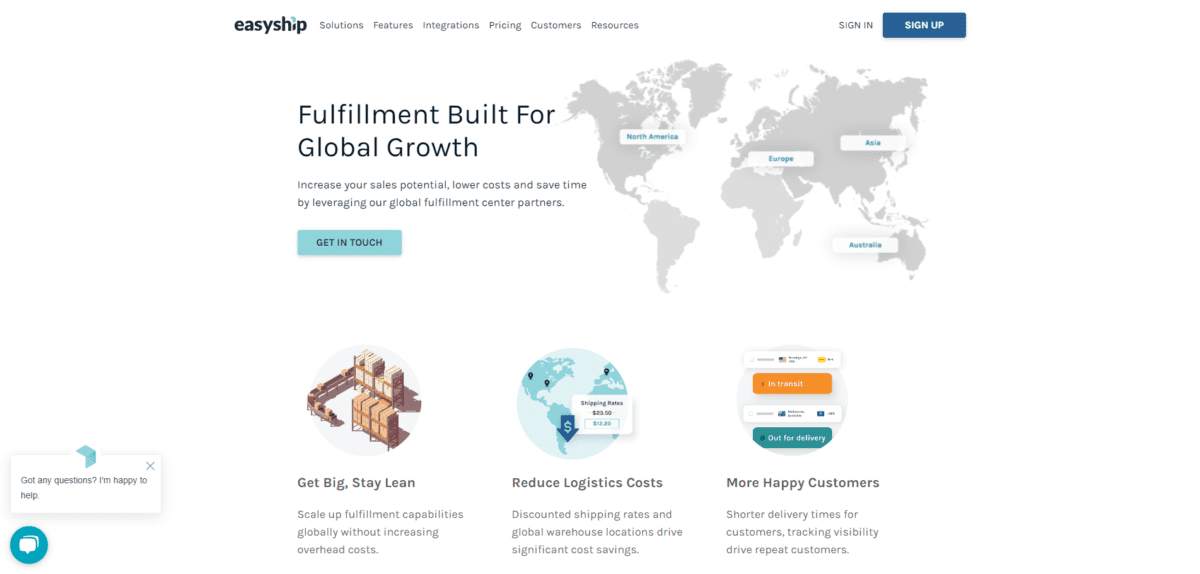 Fulfillment Center Global Order Fulfillment Services Easyship EasyShip Fulfillment and Inventory Management