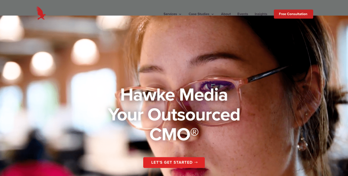 hawkemedia.com Screenshot Hawke Media