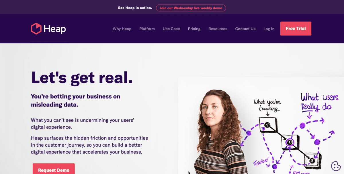 heap.io Screenshot heap.io Screenshot
