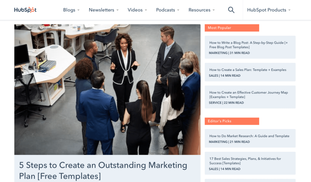 hubspot HubSpot example