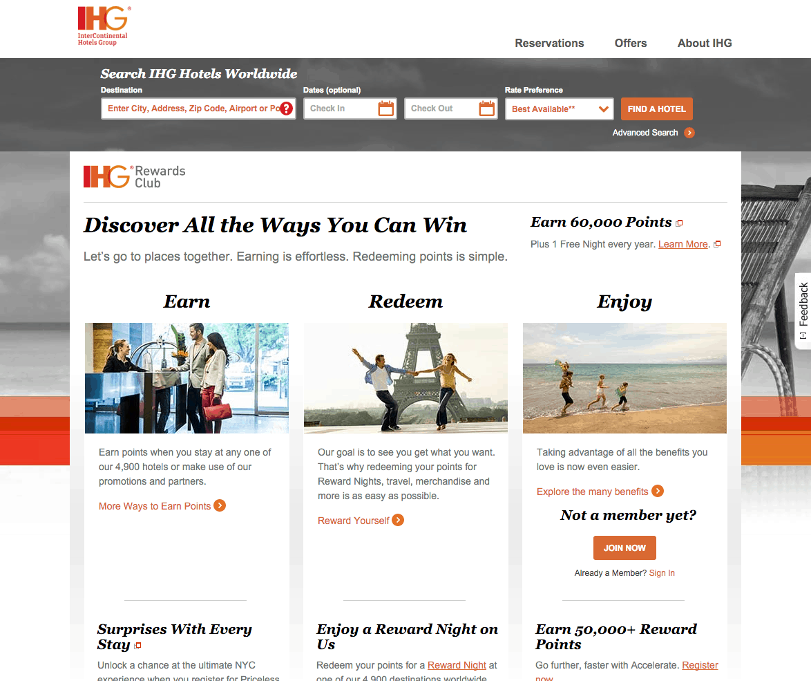 IHG® Rewards Club The World s Largest Hotel Loyalty Program IHG® Rewards Club The World s Largest Hotel Loyalty Program