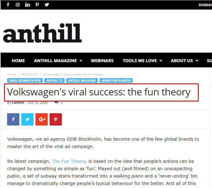 piano stairways Volkswagen viral success