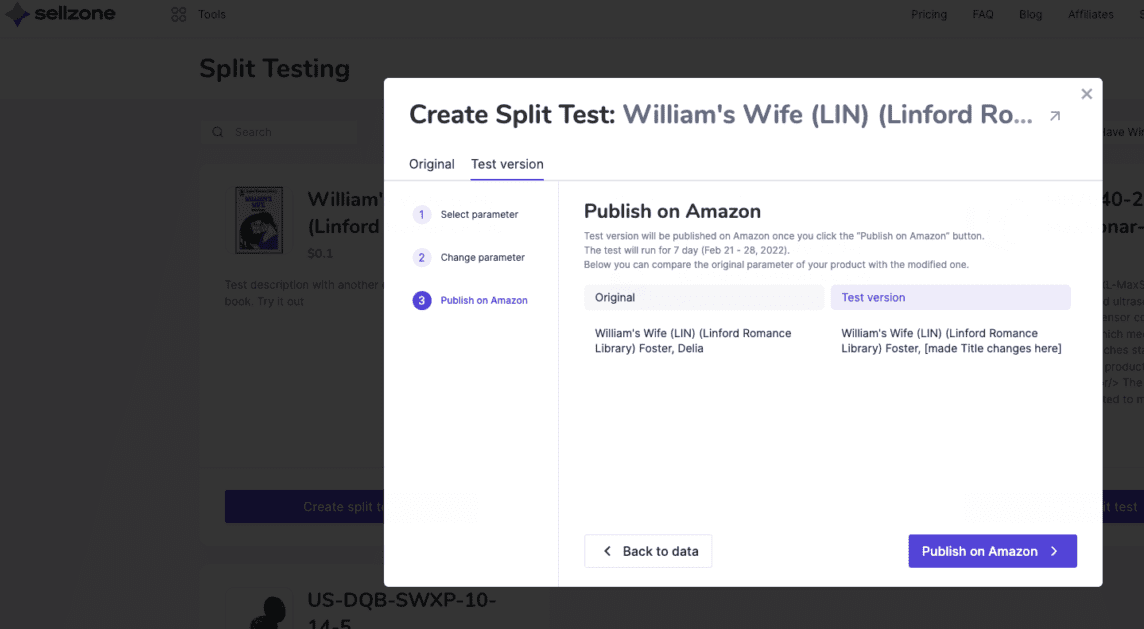 image 30 Sellzone Split Test Publish to Amazon