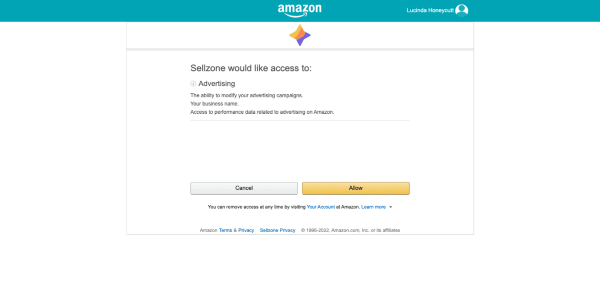 image 34 Sellzone Connect to Amazon