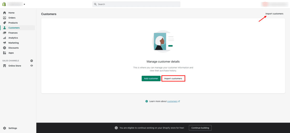Import Customers Shopify Import customers to Shopify