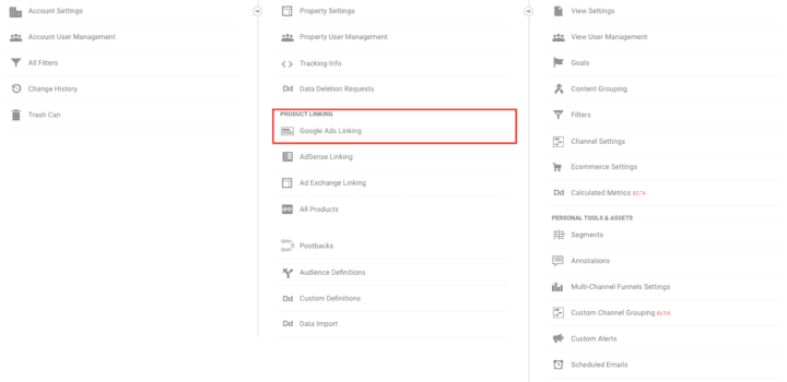 linkgoogleads Google Ads Linking