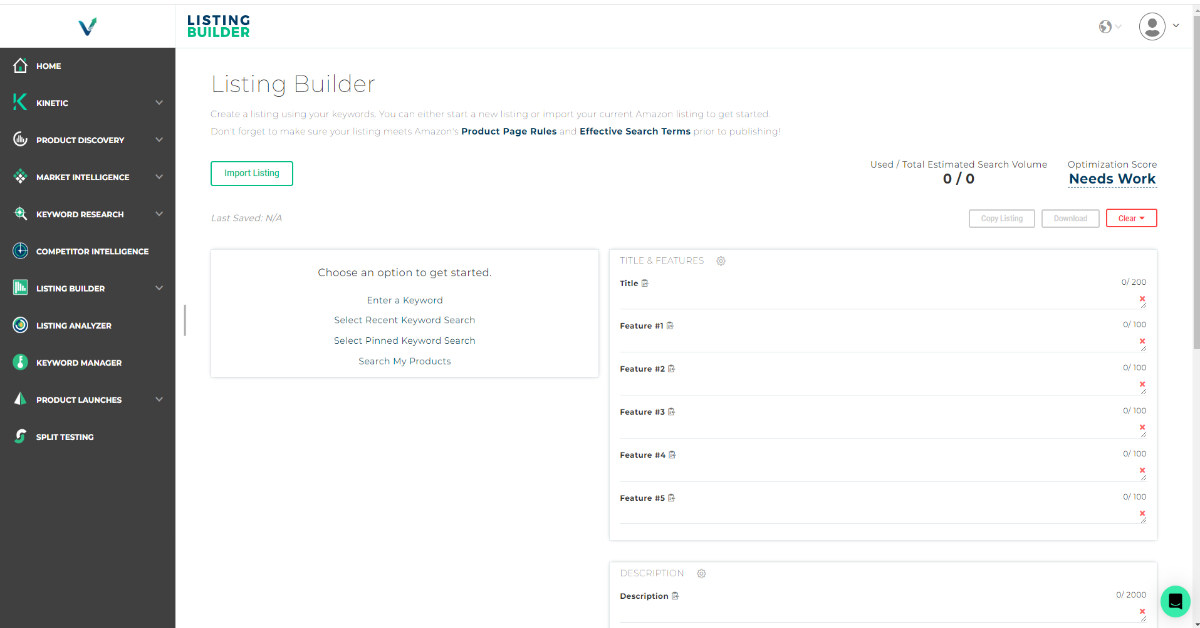 Listing Analyzer 3 Listing Analyzer