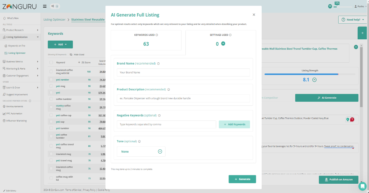 Listing Create and optimize by Chatgpt Listing Create and optimize by Chatgpt