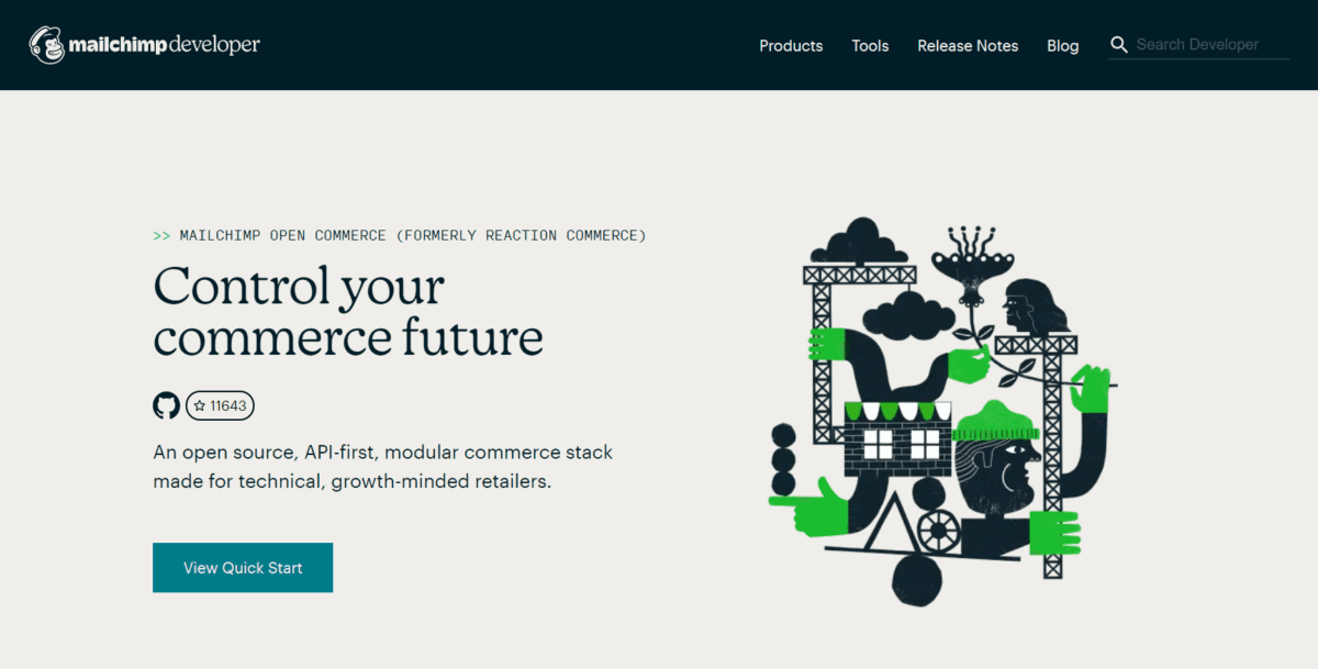 mailchimp.com developer open commerce Screenshot mailchimp.com developer open commerce Screenshot
