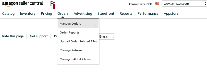 Manage Orders Manage Orders