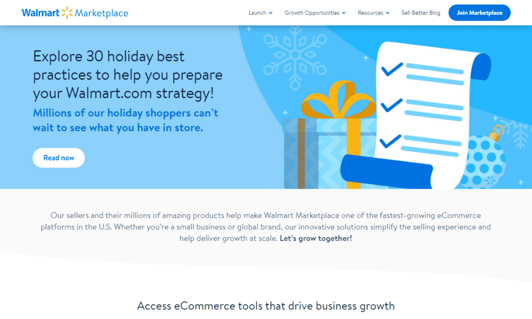 capture d'écran marketplace.walmart.com Walmart Marketplace