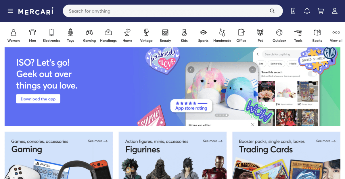 Mercari Your Marketplace Mercari
