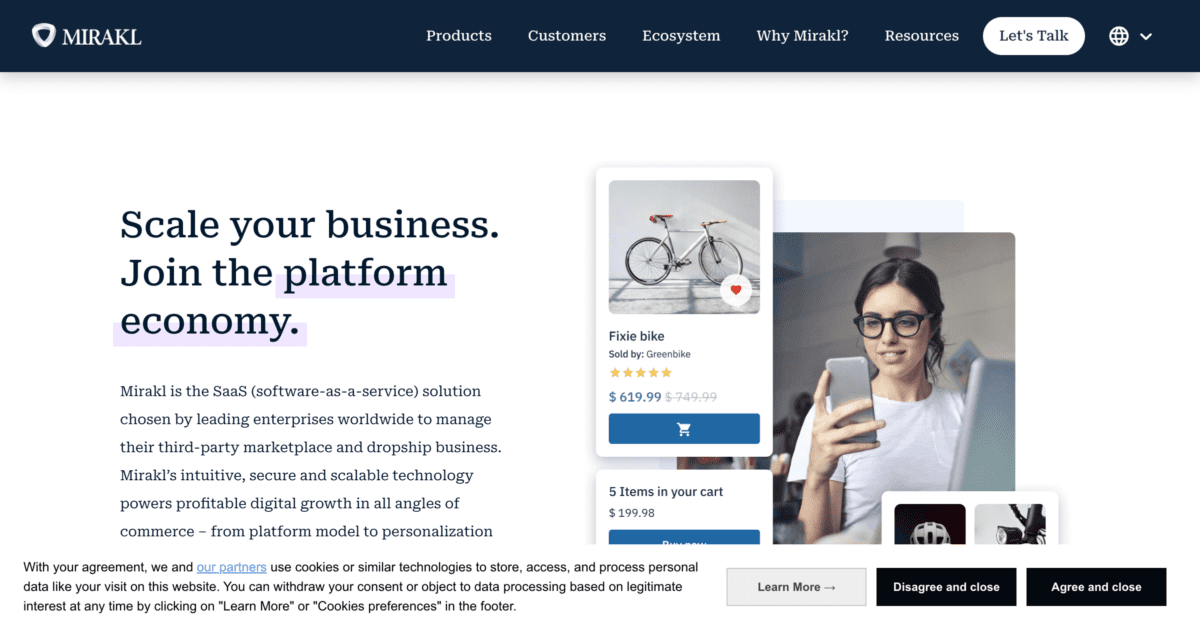 Mirakl Online Marketplace and Dropship Solution Mirakl Online Marketplace and Dropship Solution