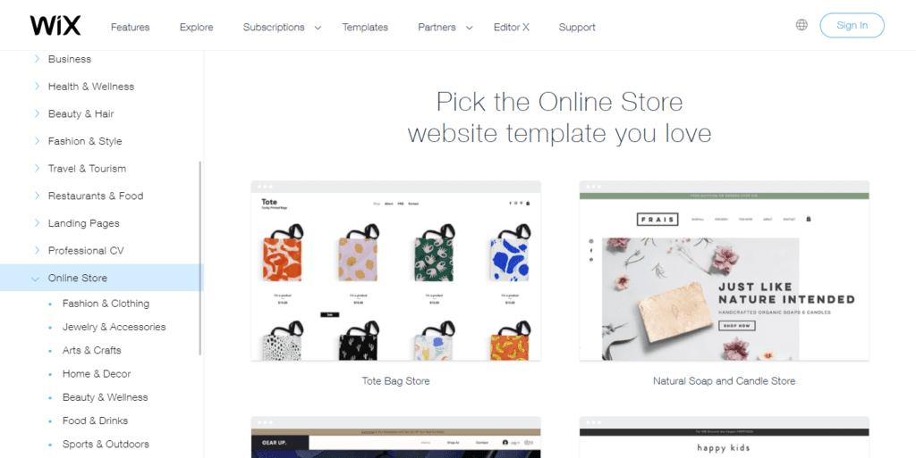 Online Store Website Templates Wix.com Online Store Website Templates Wix.com