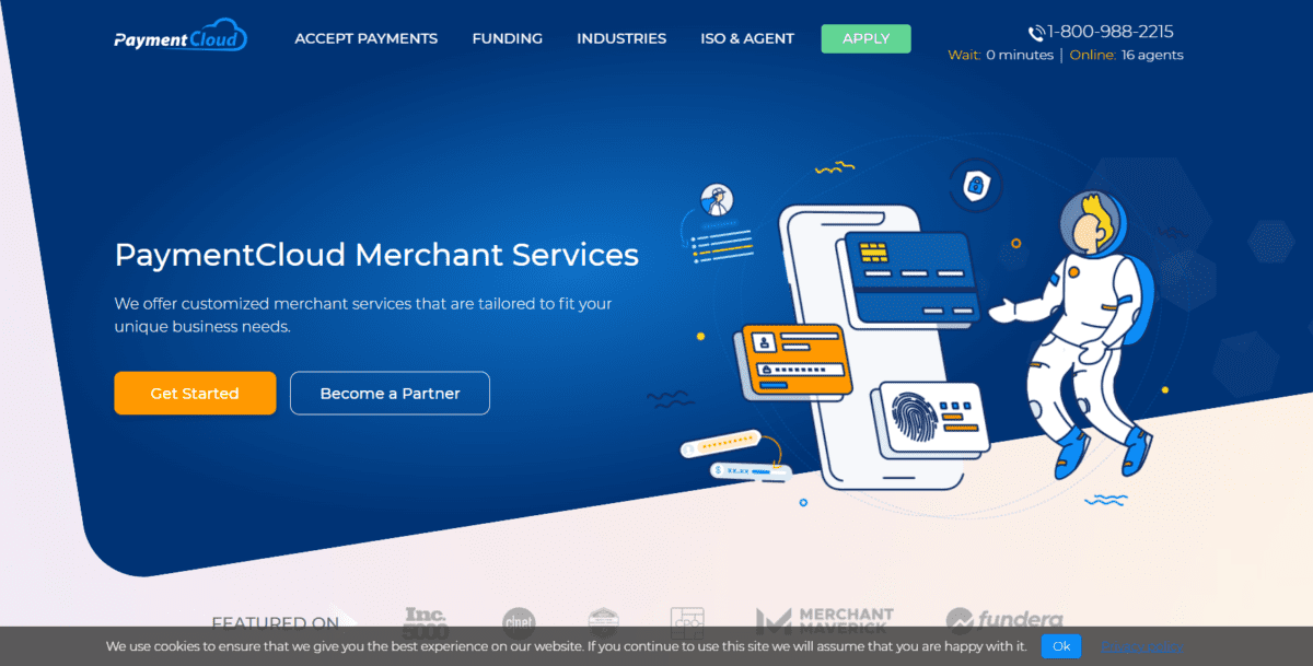 paymentcloudinc.com Screenshot PaymentCloud