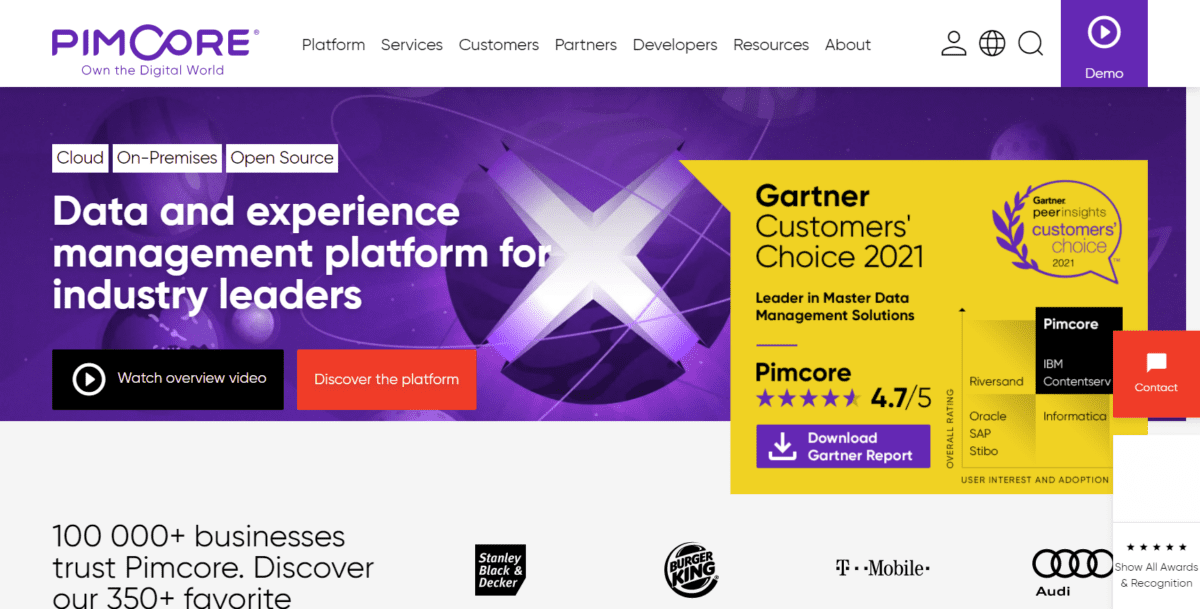 pimcore.com enScreenshot pimcore.com enScreenshot