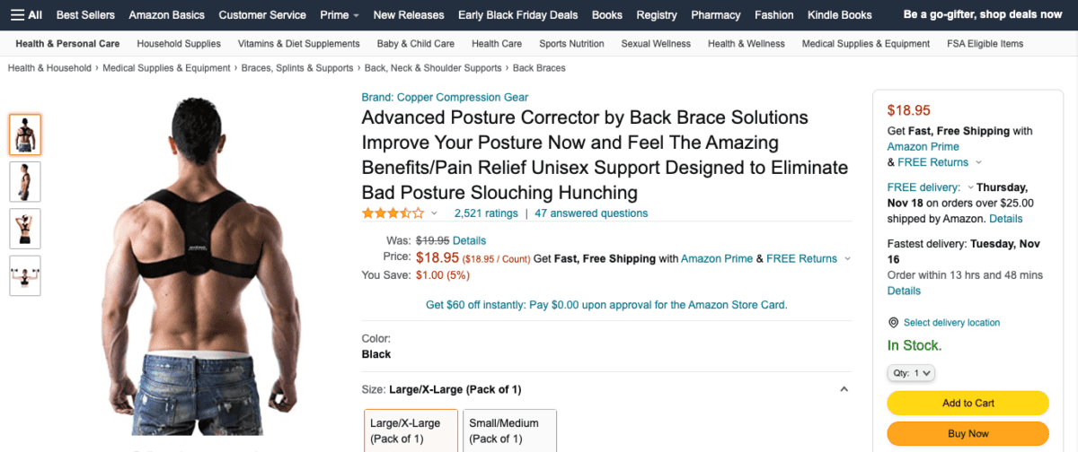 Posture Corrector Posture corrector