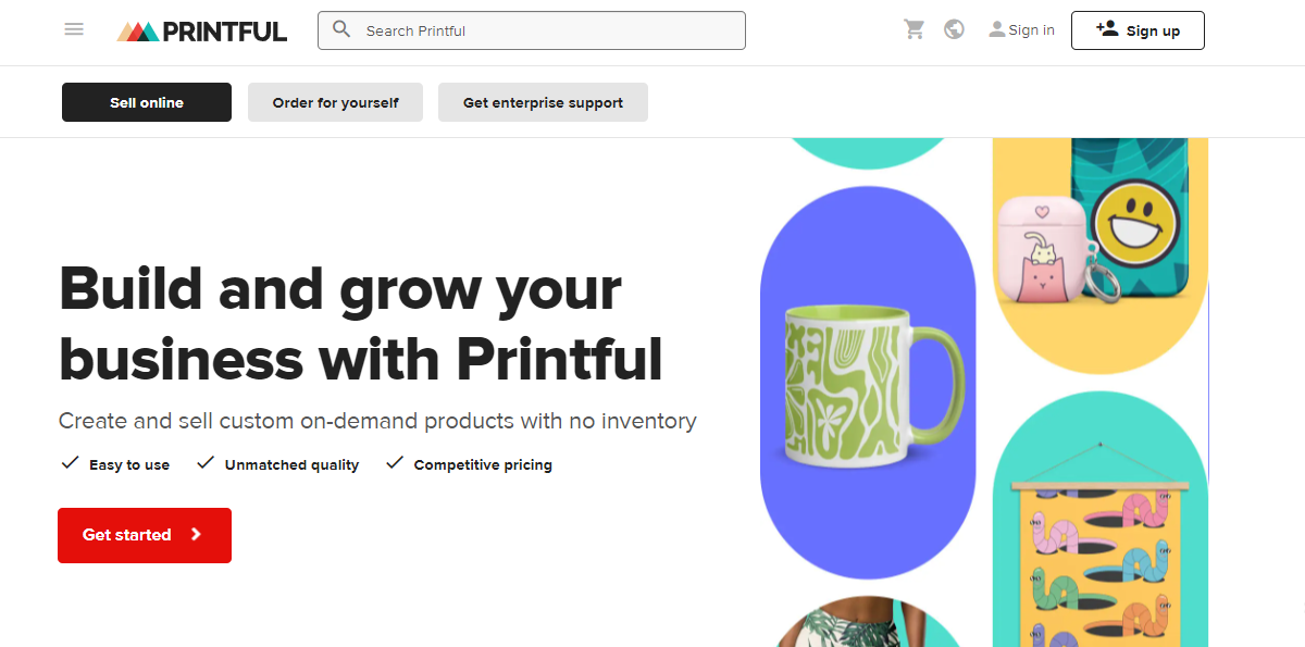 Printful Home Page 2024 1 Printful Home Page 2024 1