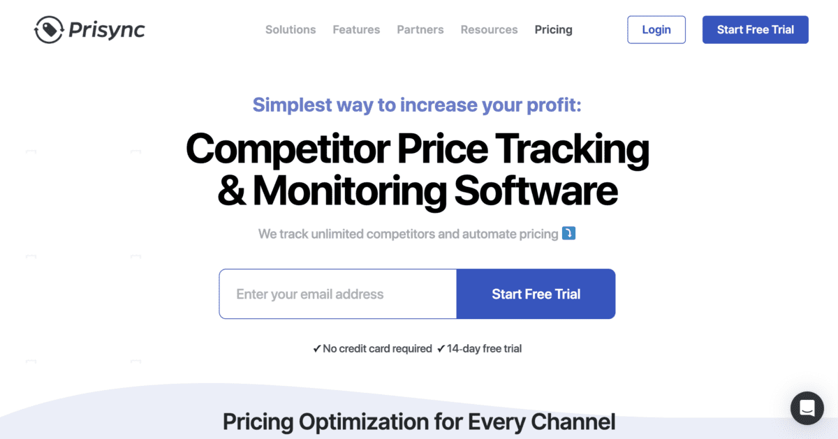 Prisync Competitor Price Tracking Monitoring Dynamic Pricing Prisync
