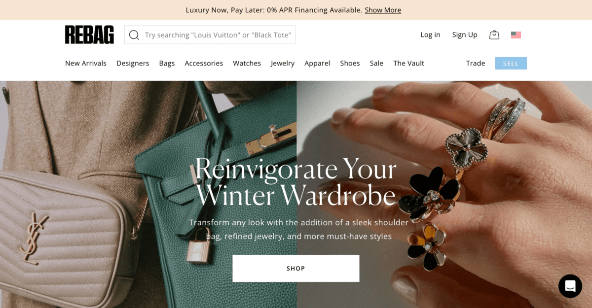 Rebag Buy Sell Designer Bags Watches Jewelry More Rebag