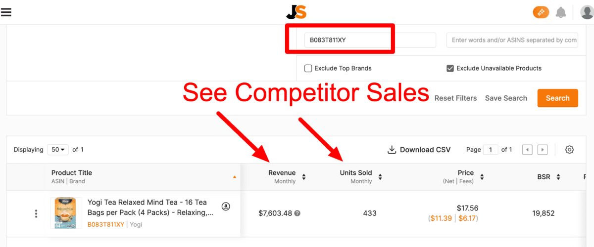 See Competitor Sales With Jungle Scout See Competitor Sales With Jungle Scout