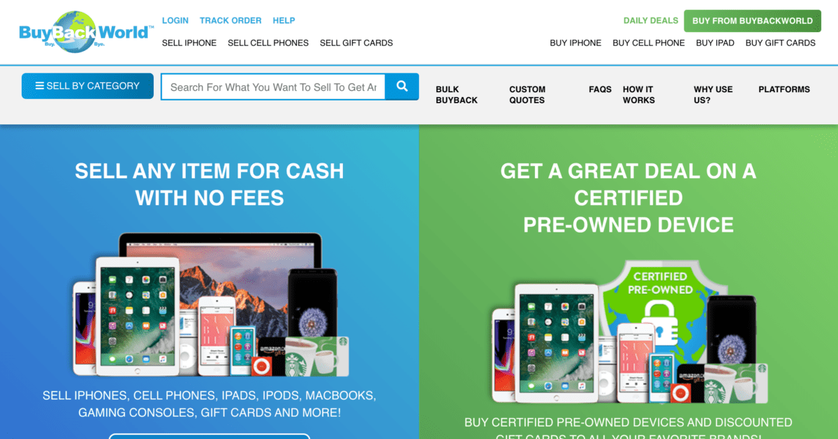 Sell Electronics and Cell Phones For Cash Trade In BuyBackWorld BuyBackWorld