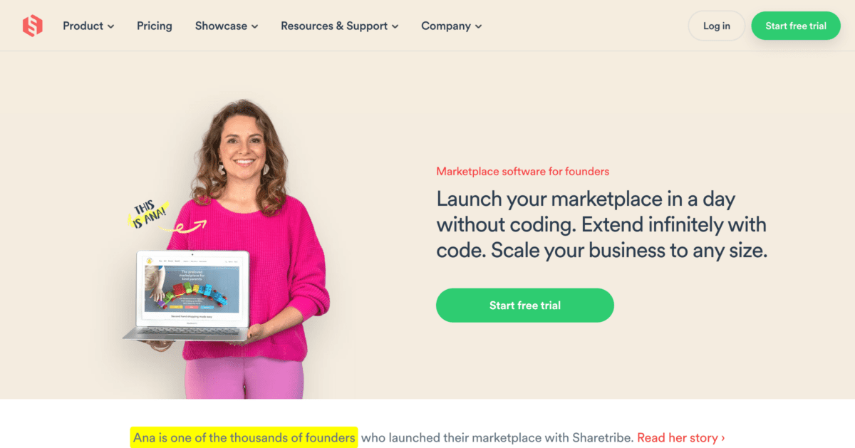 Sharetribe Marketplace Software for Founders Sharetribe