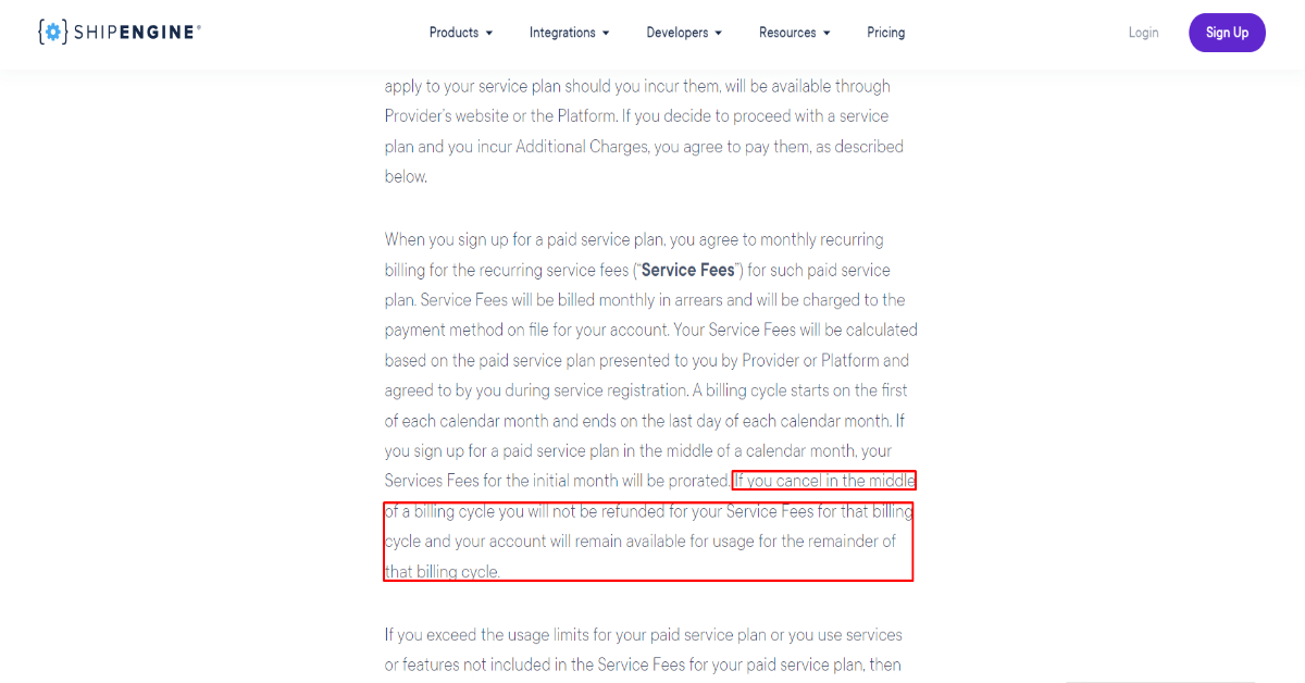 ShipEngine Refund Policy ShipEngine Refund Policy