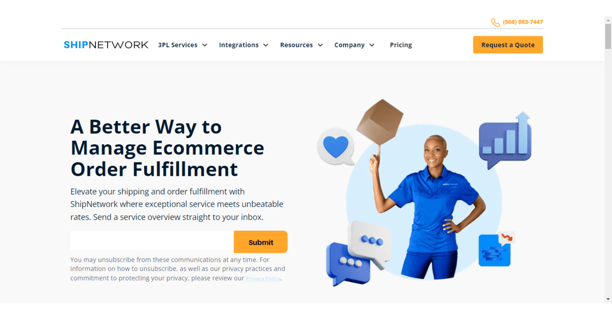 ShipNetwork Optimized Ecommerce Fulfillment Logistics Shipnetwork