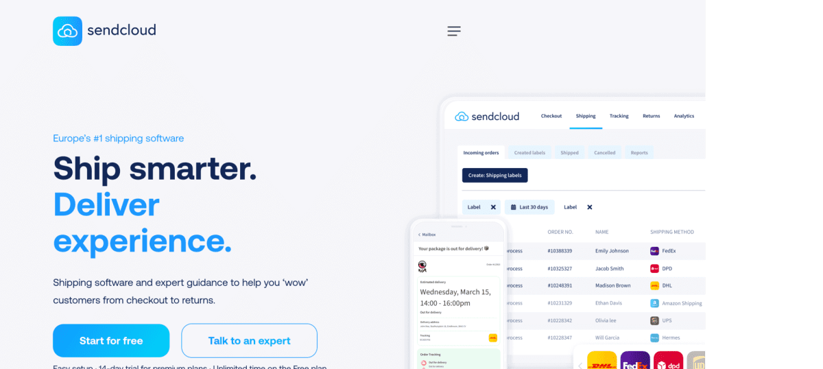 Shipping Software for Ecommerce Businesses Sendcloud Shipping Software for Ecommerce Businesses Sendcloud