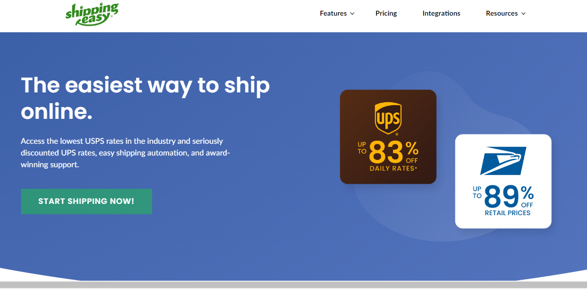 ShippingEasy Home Page 2024 ShippingEasy Home Page 2024