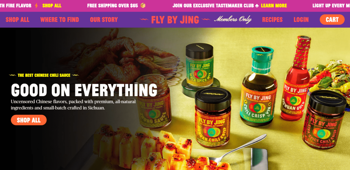 Shop the Best Chinese Chili Sauce Fly By Jing Fly By Jing Homepage