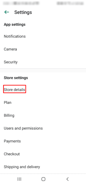 Shopify Android Mobile App Store Settings Shopify mobile app store details