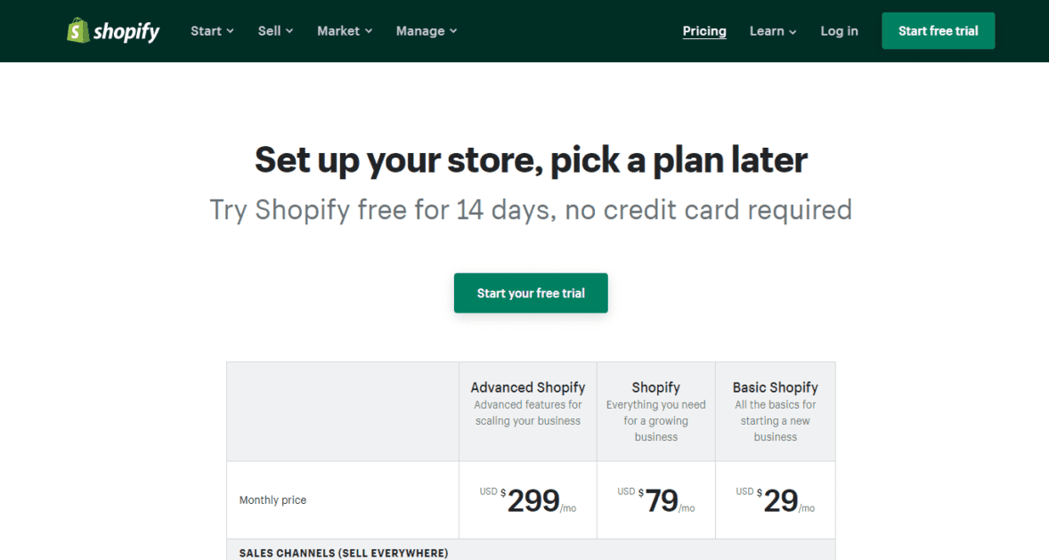 Shopify Pricing Setup and Open Your Online Store Today – Free Trial Shopify Pricing Setup And Open Your Online Store Today – Free Trial
