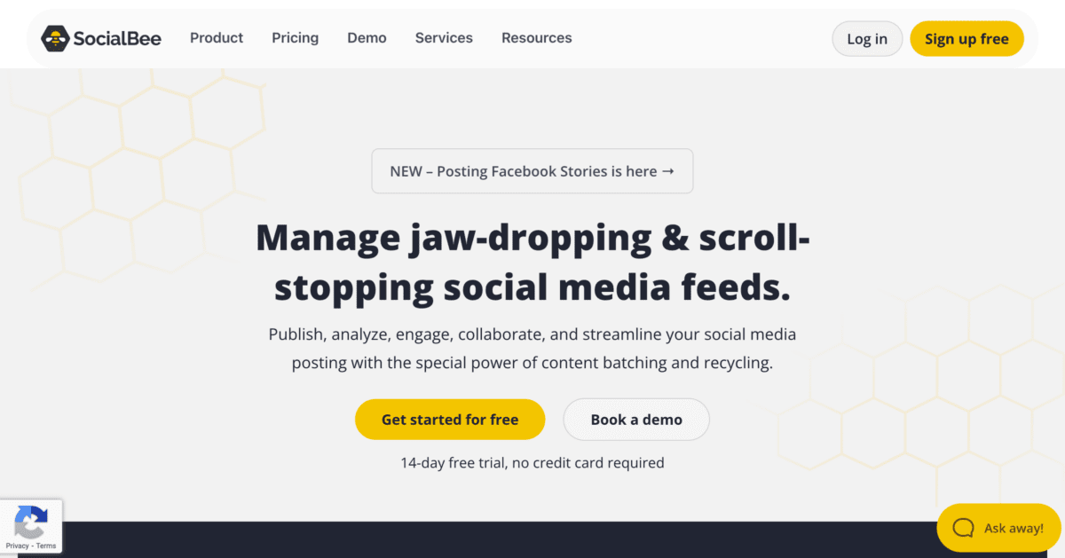 SocialBee AI Powered Social Media Management Tool SocialBee Screenshot SocialBee