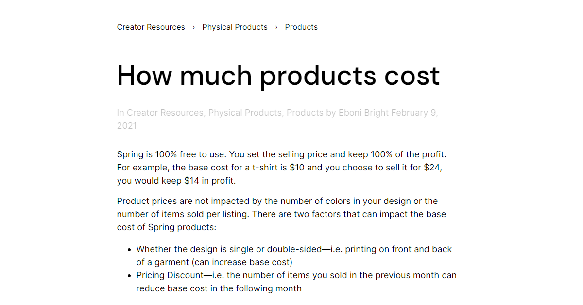 Spri.ng Pricing Page 2024 Spri.ng Pricing Page 2024