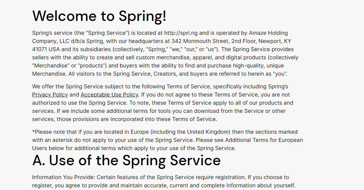 Spri.ng Terms Page 2024 Spri.ng Terms Page 2024