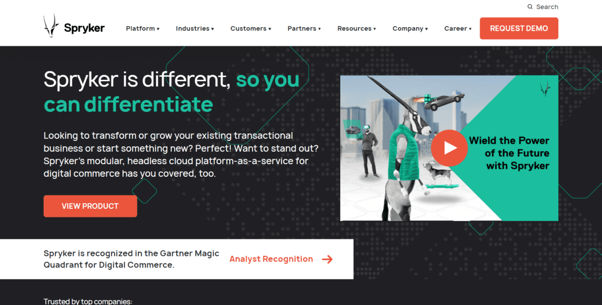 spryker.com en Screenshot 2 Spryker
