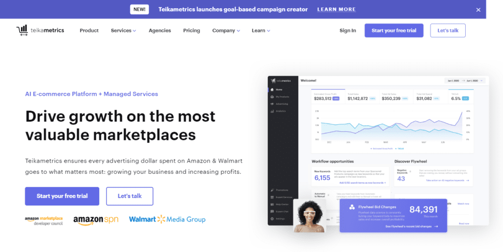 Start increasing your sales profitability on Amazon Teikametrics Teikametrics repricing solution helps to work out a repricing strategy that maximises your assets and gets results