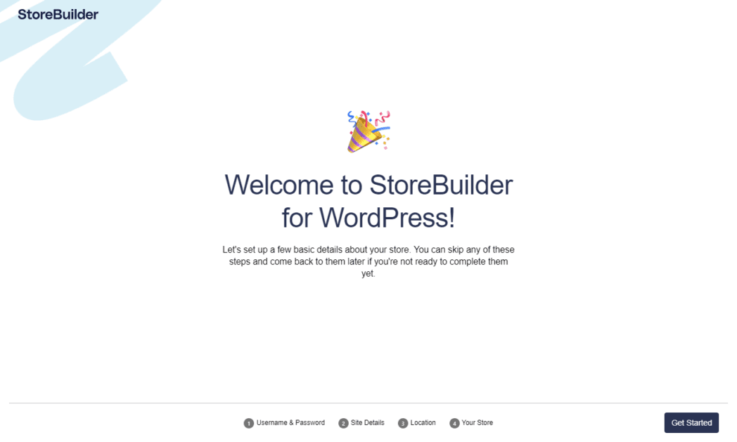 StoreBuilder Configuration 1 StoreBuilder for WordPress Setup
