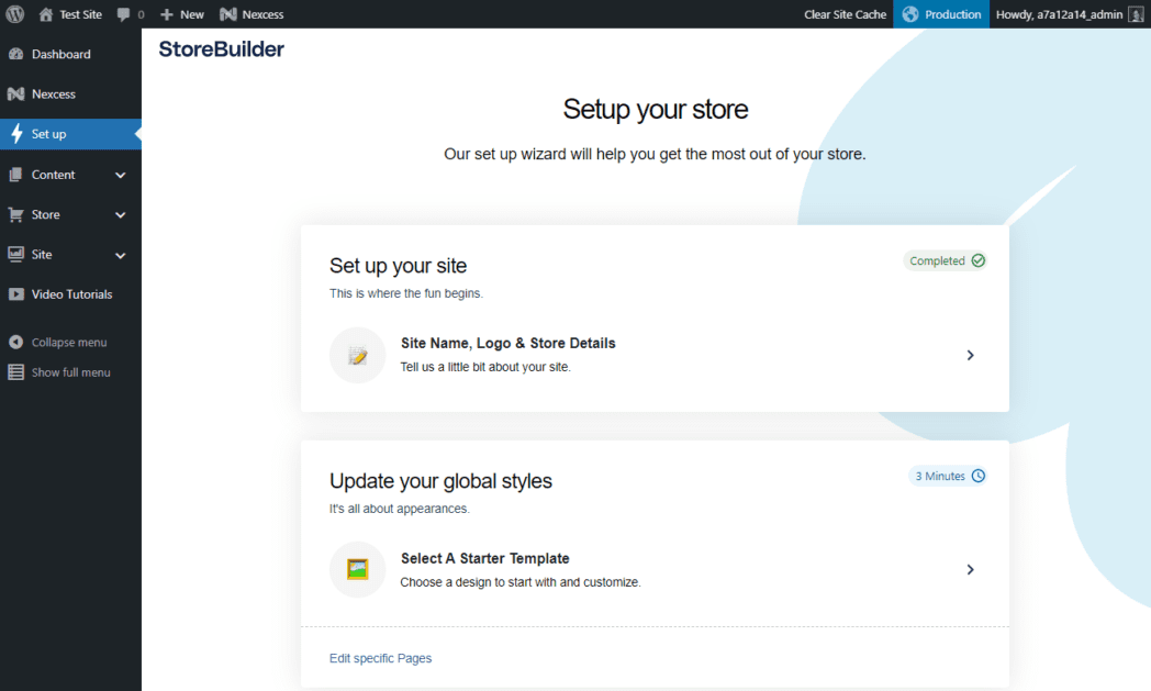 StoreBuilder WP 1 StoreBuilder Set Up Your Store