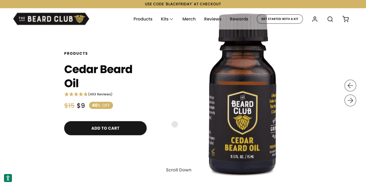 thebeardclub.com collections all products products beard oil originalScreenshot Beard Oil