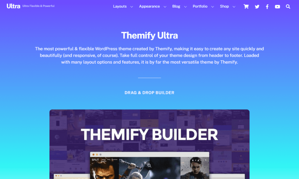 themify.me demo themes ultra Screenshot Themify Ultra WooCommerce Theme