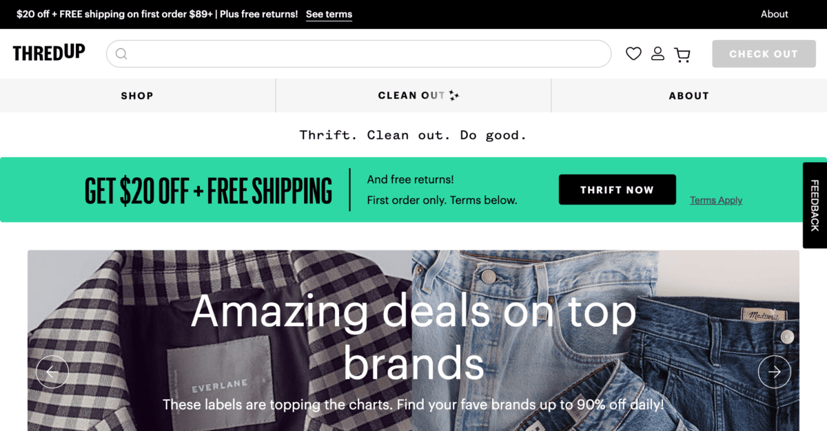 ThredUp An Online Consignment Thrift Store ThredUP