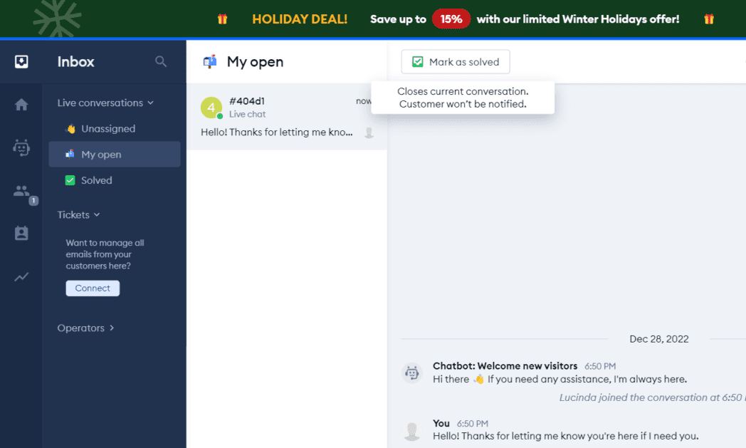 Tidio Chatbot Preview Tidio Live Chat Backend