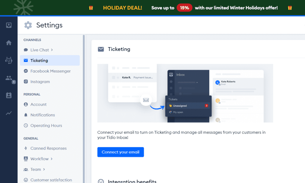 Tidio Ticketing Tidio Ticketing System Setup