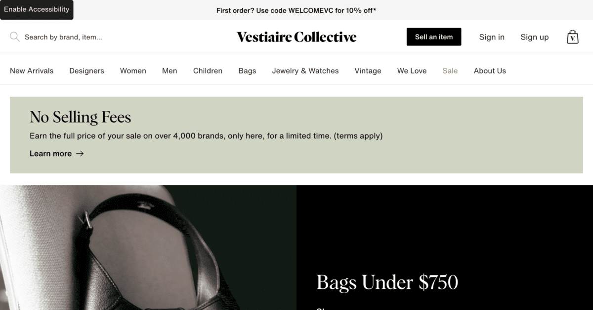 Vestiaire Collective Buy sell designer second hand fashion Vestiaire Collective