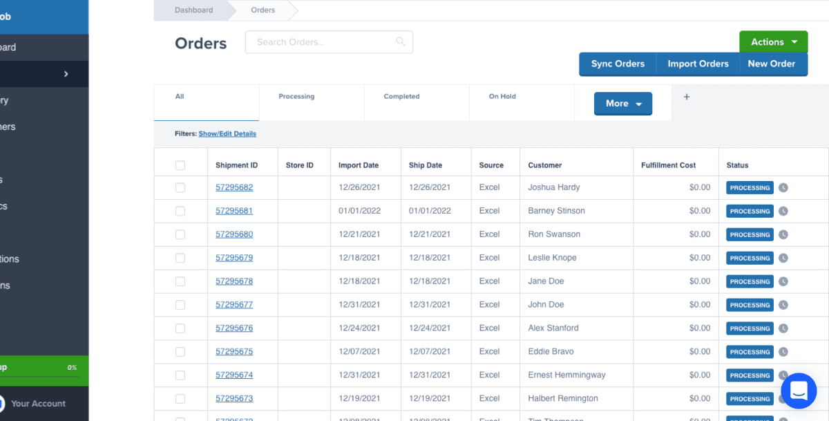 web.shipbob.com app merchant Screenshot 1 ShipBob Web App
