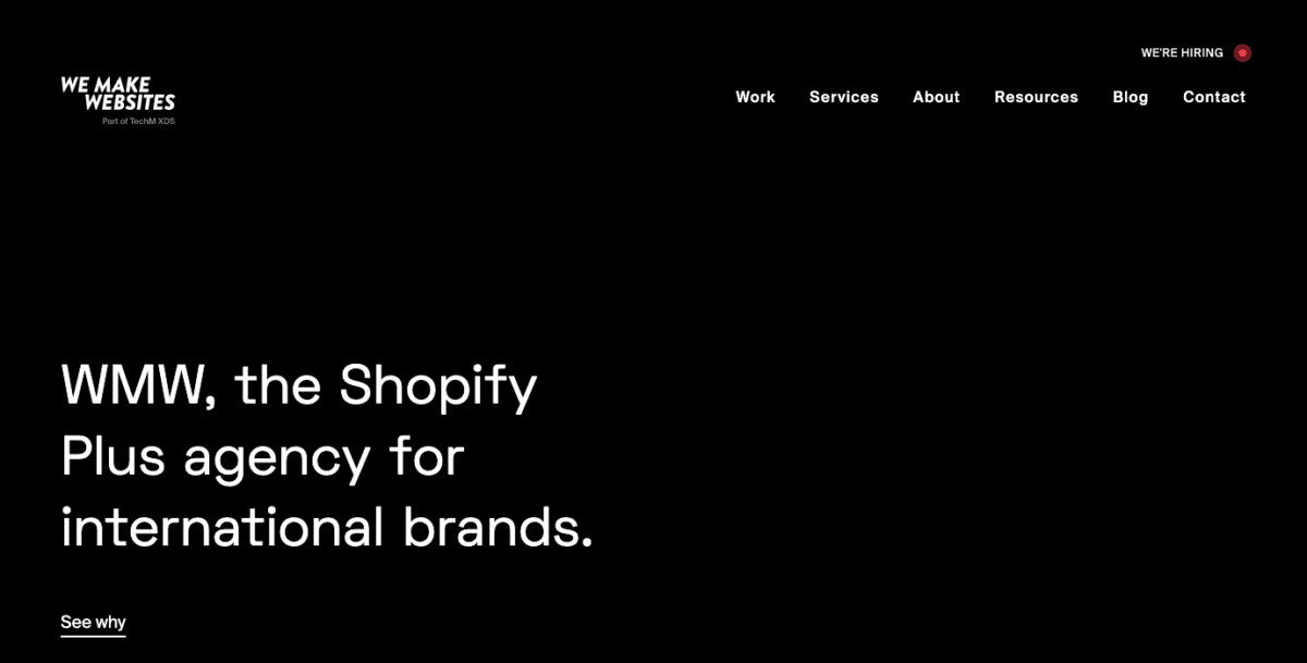 wemakewebsites.com Screenshot We Make Websites